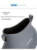 Unisex Waterproof Rubber Ankle Boots with Fleece Lining - Non-Slip and Lightweight for Outdoor Wear