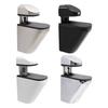 4pcs Glass Shelf Clamps Adjustable Thickness Support Simple Installation Stable Zincs Alloys Construction