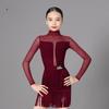 Costume for Girls Long Sleeve Dresses Clothes for Girls Latin Dance Dress Girl Stage Costume Latin Dance Dress Woman Competition