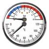 Thermomanometer 1/2” With Rear Inlet, 63mm 6 Bar 120°C