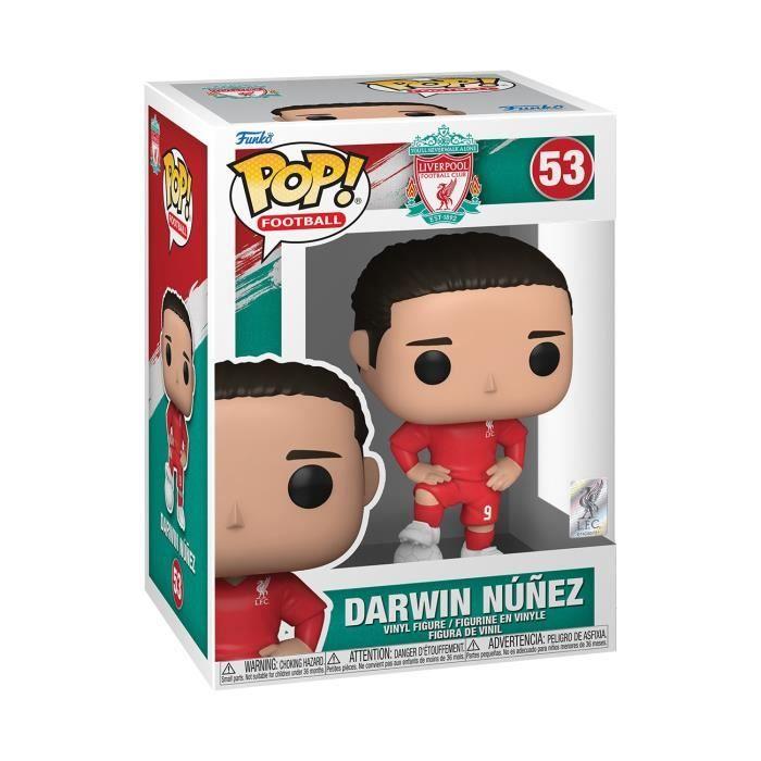 Figurine de collection - FUNKO - Liverpool FC - Darwin Nunez - Gris - Pop !