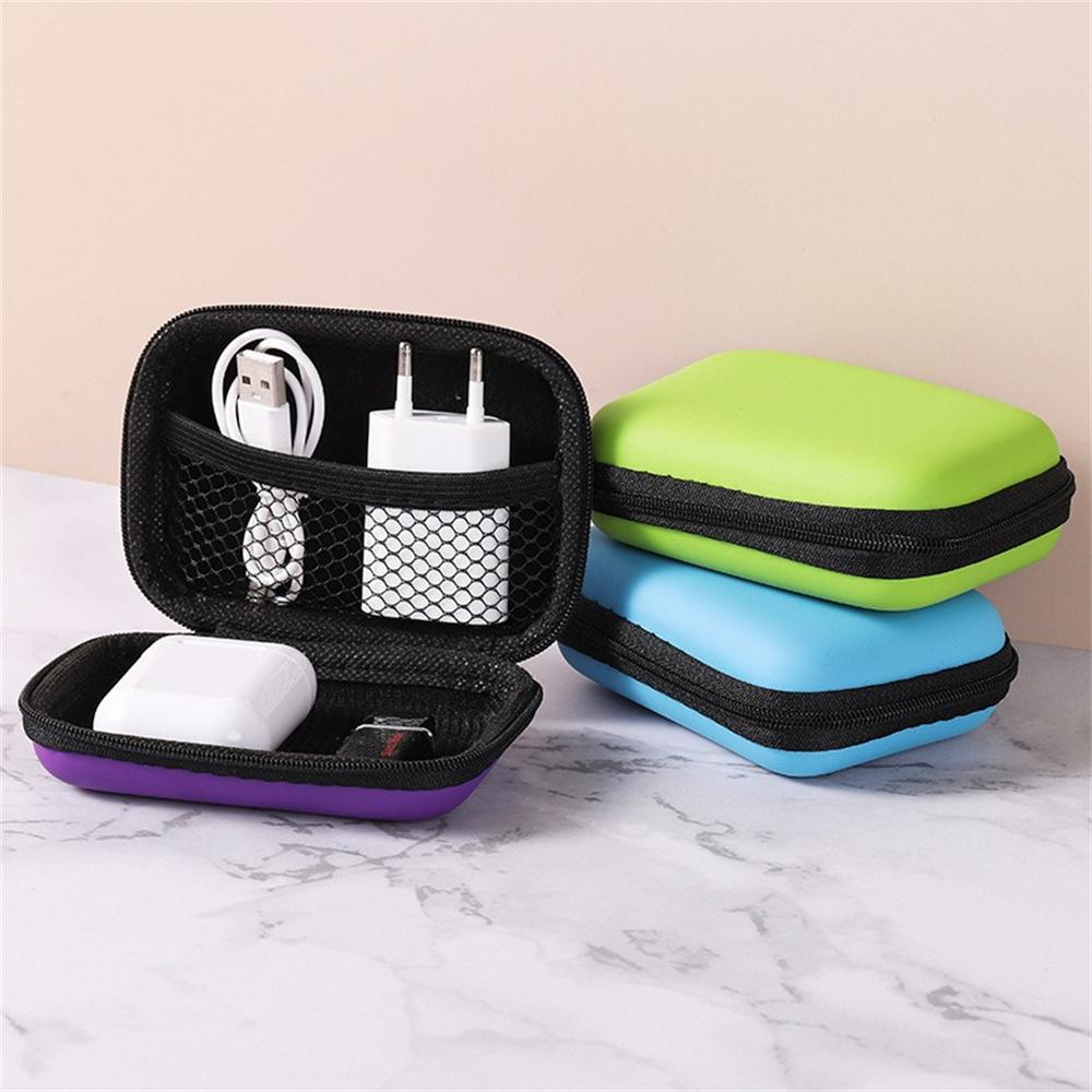 Mini Multifunctional Digital Bag Charging Bank Data Cable Storage Bag U Disk Storage Box Portable Earphone Small Storage Bag