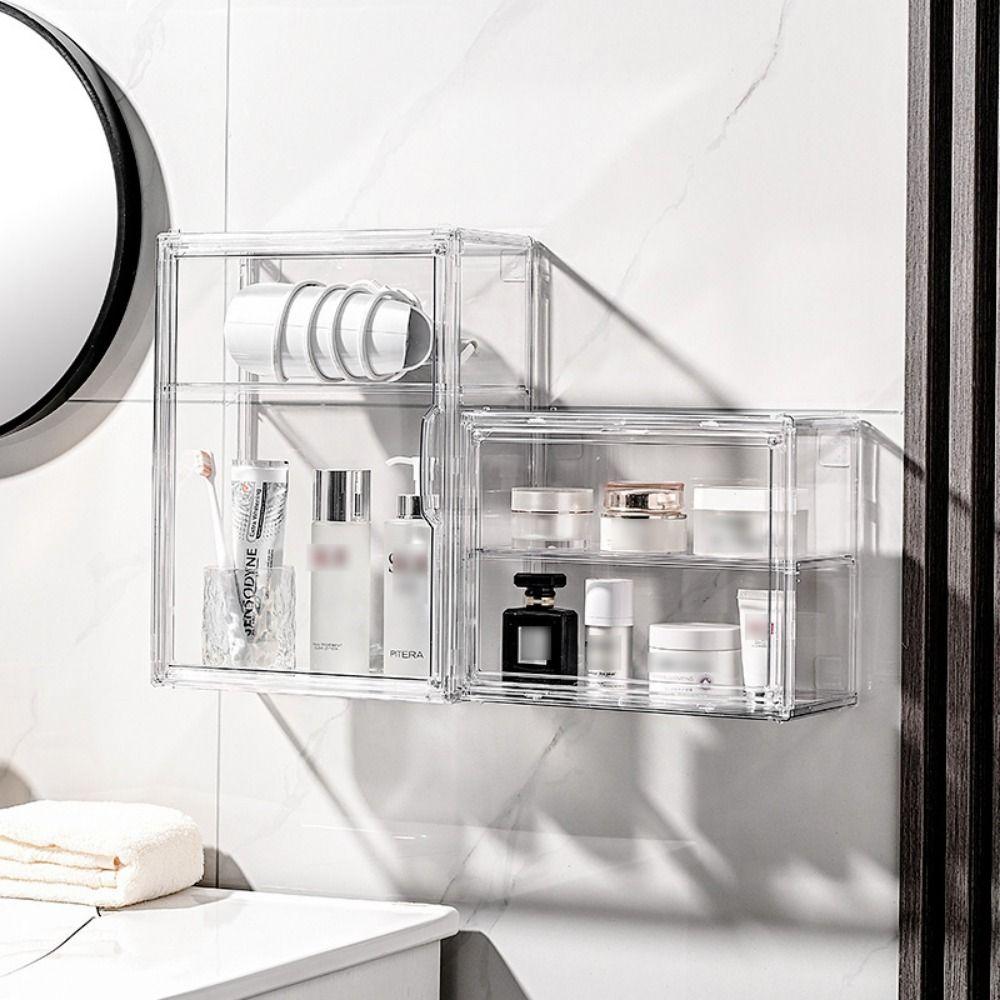 

Съемные органайзеры для косметики Разделитель Ящик для хранения косметики Многофункциональный прозрачный витринный шкаф для хранения косметики