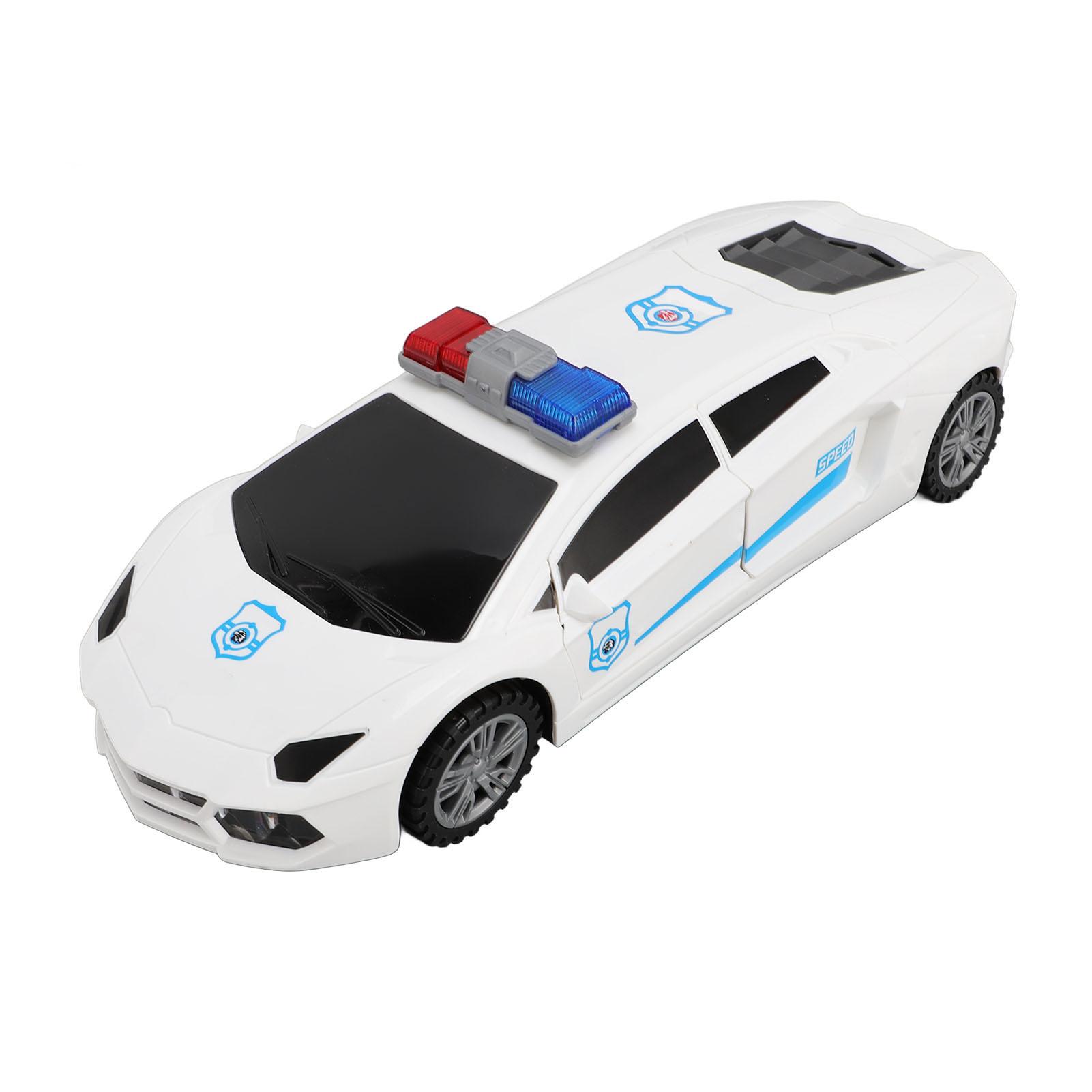 

Kids Toy Car with Music Light 360 Degree Rotating Stunt Function Automatic Door Opening Battery Powe