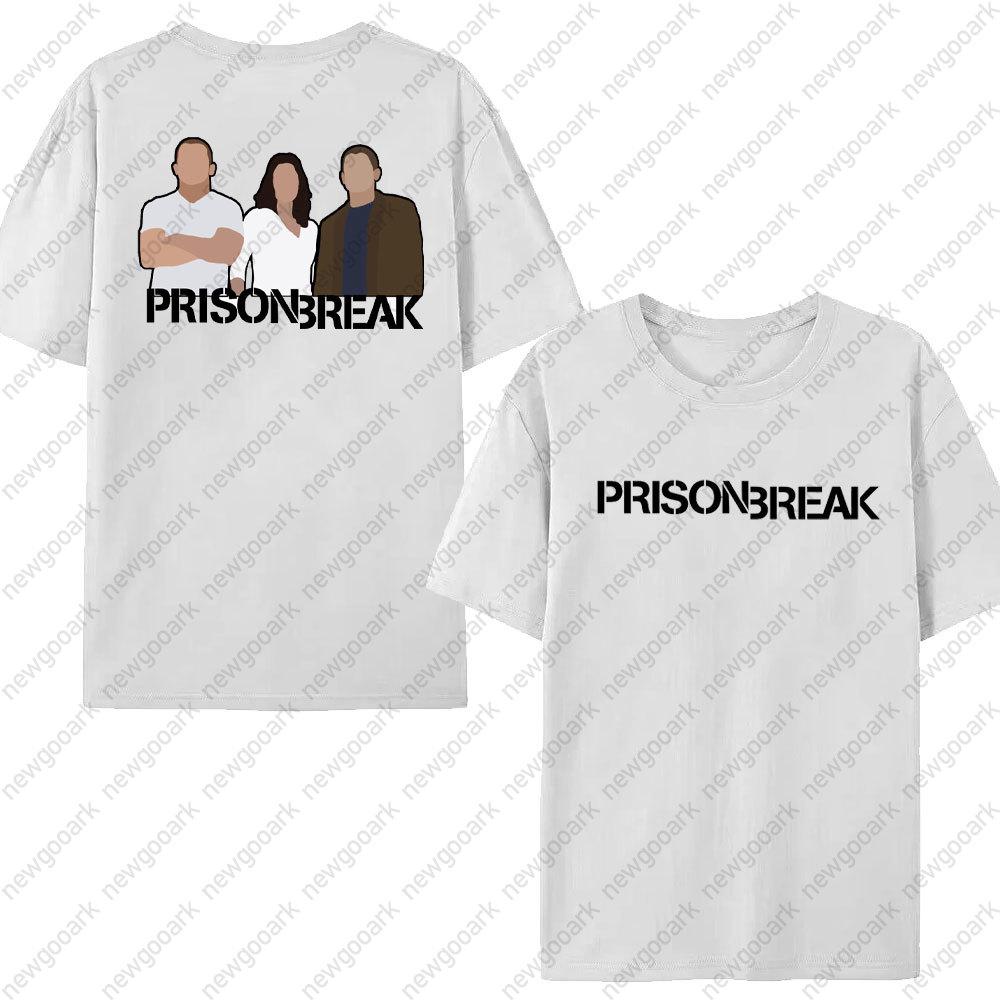 

Prison Break TV Series Michael Scofield Cotton T Shirt Streetwear Hip Hop TShirts Tee Tops for Men Women Short Sleeve Unisex 4XL