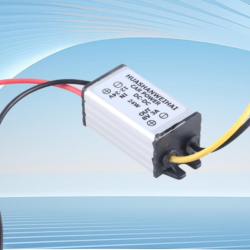 Waterproof Buckk Converters 12~24V to 1/2/6/7/8/9V 3A Powers Supply Converters Module for Car LED Dispaly, Motor