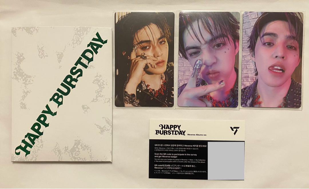

[USED] SEVENTEEN HAPPY BURSTDAY Weverse Edition S.Coups
