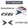 For Xpeng G6 Car Black Badge Xiaopeng G6 2026 2026 2026 2026 Black Front Rear Badge Blackened Modification Accessories