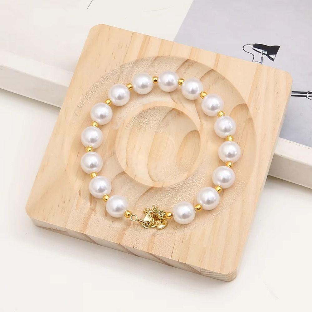 1Pc Organizer Mat Wooden Jewelry Tray 10cm DIY Bead Design Board Wooden Bracelet Display Stand Plate Jewelry Packaging & Display