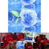 Luxurious 4pcs Printed 3d Bedding Set Queen Size With Elegant Quilt Cover And Soft Pillowcases