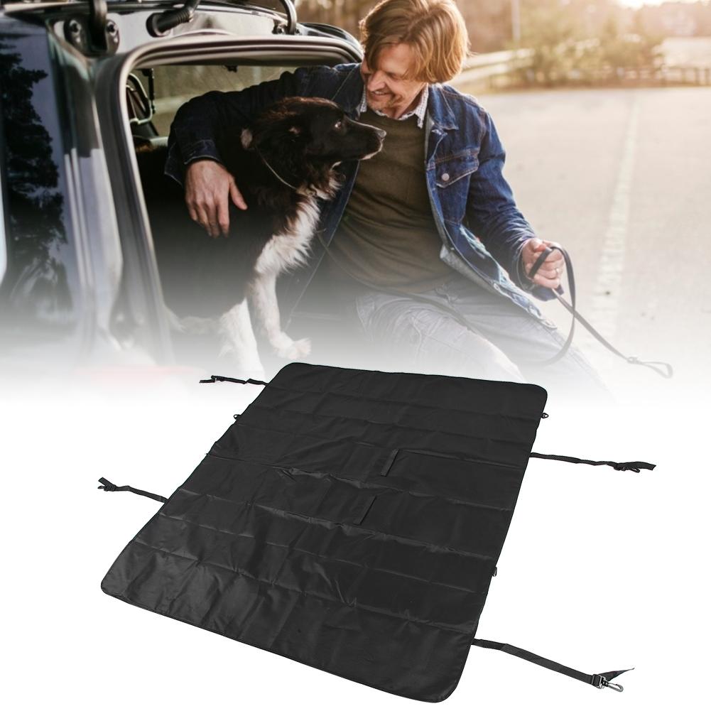 Pet Back Seat Car Cover Protector Multifunctional Dog Cat Waterproof Seat Mat PadBlack