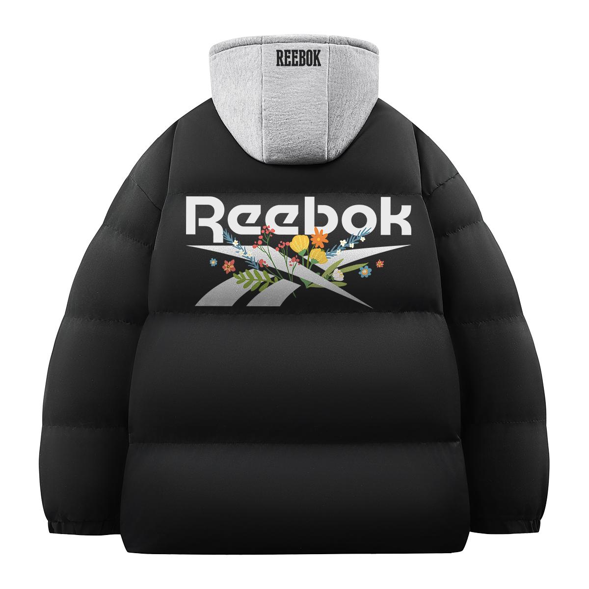 Reebok Puffer Jackets Unisex Detachable Hood Thickened Padded Puffer Jacket 25SRMG43U L