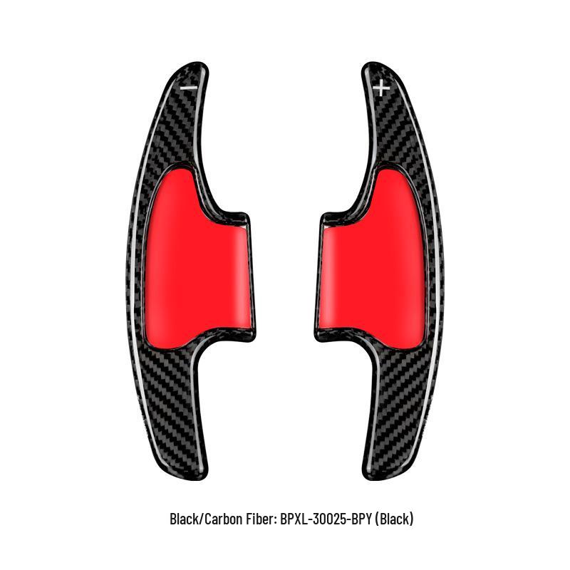 T-Carbon Carbon Fiber Shift Paddles for Honda Fit Vezel - Extended Steering Wheel Mod.