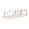 Expandable Pan Organizers Kitchen Cabinet Organizer with Multiple Divider Positions for Kitchen Cabinets, Countertops, and Under-Sink Storage