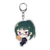 Portachiavi Anime per Jjk Yuji Itadori Nobara Kugisaki Satoru Gojo Utahime Iori Versione Q Decorazione Fatta a Mano Ciondolo Portachiavi