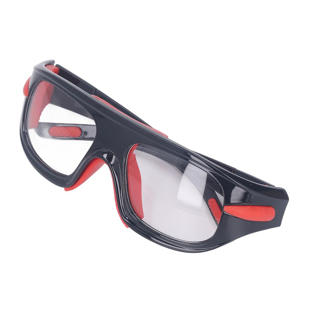 Basketball Sports Glasses Black PC Anti Collision Lightweight Myopic Frame with Lanyard Glasses Case Football Goggles