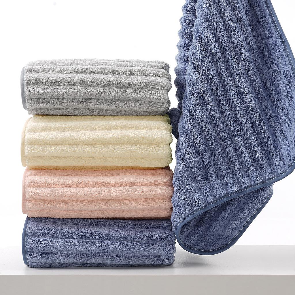 Coral Fleece Towel Fresh Towel Soft and Thick Strong Water Absorption Hair Wiping, Quick Drying Household Face Towel