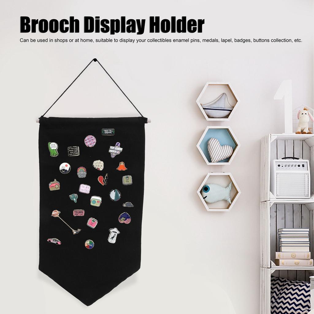 Brooch Pin Wall Hanging Display Stand Pin Collection Storage Holder Decoration
