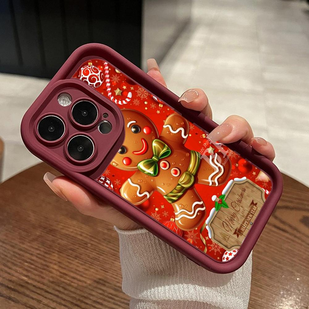 Sky Eye Ladder Soft Case for Samsung A06 A15 A25 A35 A55 A14 S23 S24 FE All Samsung Models Phone Cases Cover NY46 Christmas Santa Claus Christmas Tree