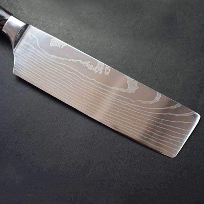 Cleaver Knife7 INCH Santoku Chef Knife Damascus Stainless Steel Damascus Utility Knife Kitchen Stuff