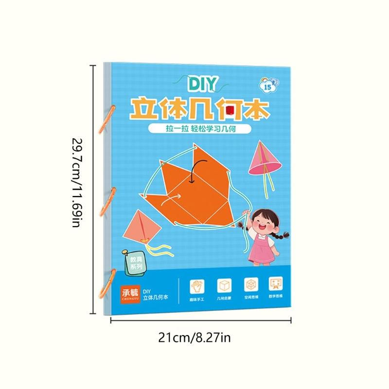 STEM Geometry Shapes Activity Book With Cutouts Foldable Augmentedreality Models For Students Classroom Or Home Learning