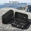 Para Dji Pocket 4 Creator Combo Bag Peça Única Conjunto Tudo-em-Um Bolsa Mala de Viagem Acessórios para Câmera de Bolso Pan Tilt
