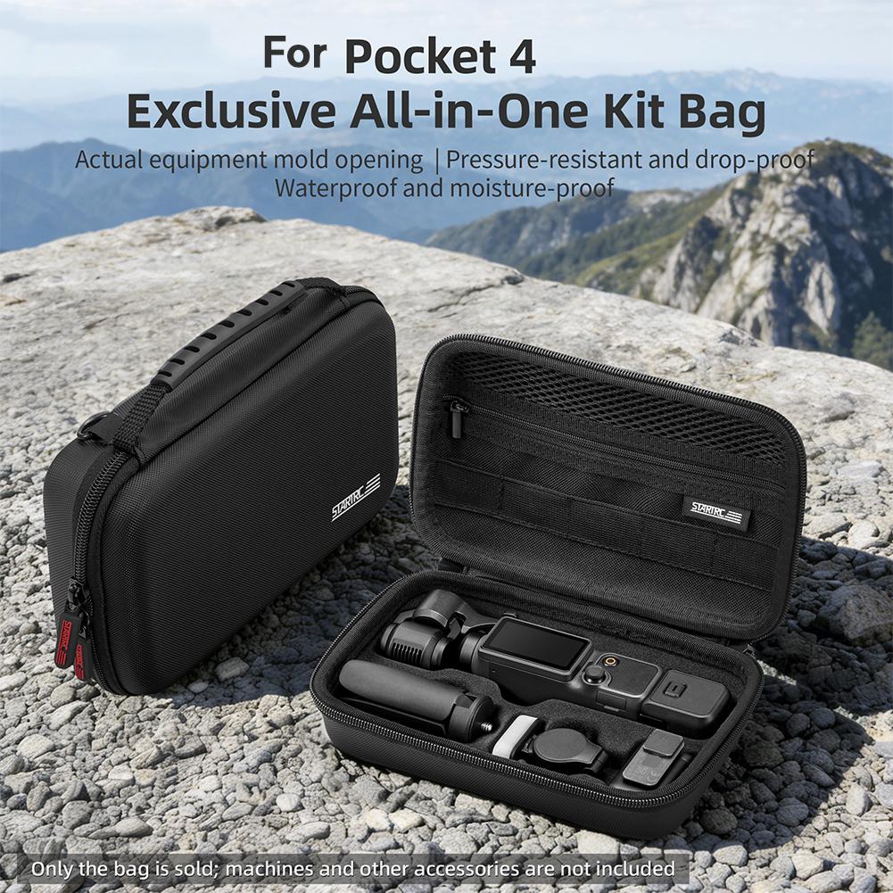 Para Dji Pocket 4 Creator Combo Bag Peça Única Conjunto Tudo-em-Um Bolsa Mala de Viagem Acessórios para Câmera de Bolso Pan Tilt