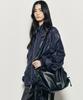 Nick&Nicole Crystal Shirring Square Shoulder Bag_Black