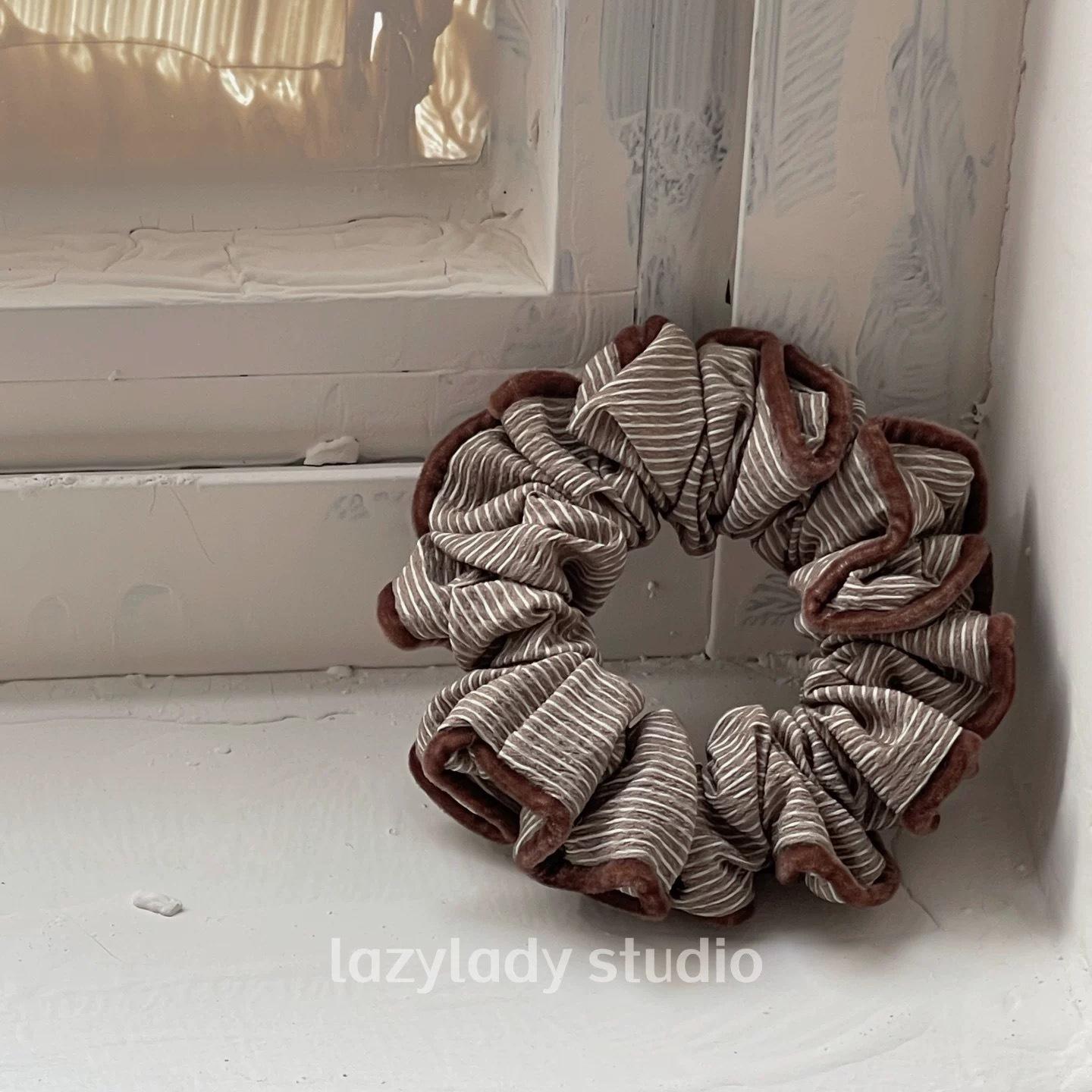 

Резинка для волос «Толстая кишка», Полосатая резинка для хвостика, Модная резинка для волос «Толстая кишка» для женской прически «пучок»