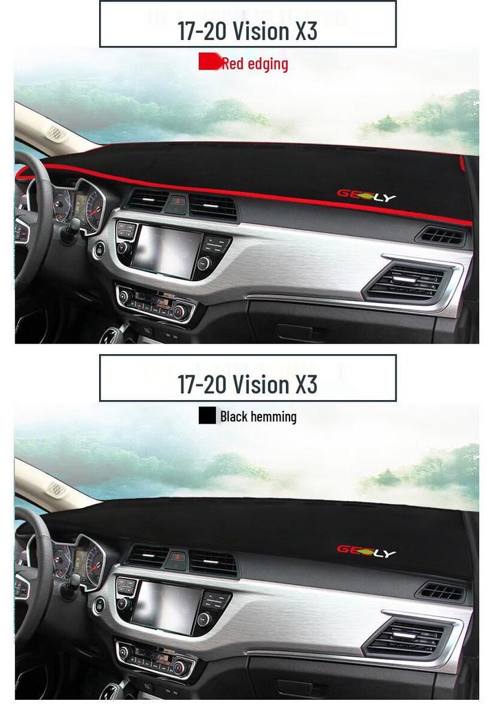 Geely X3 PRO Anti-Glare Dashboard Sunshade Mat