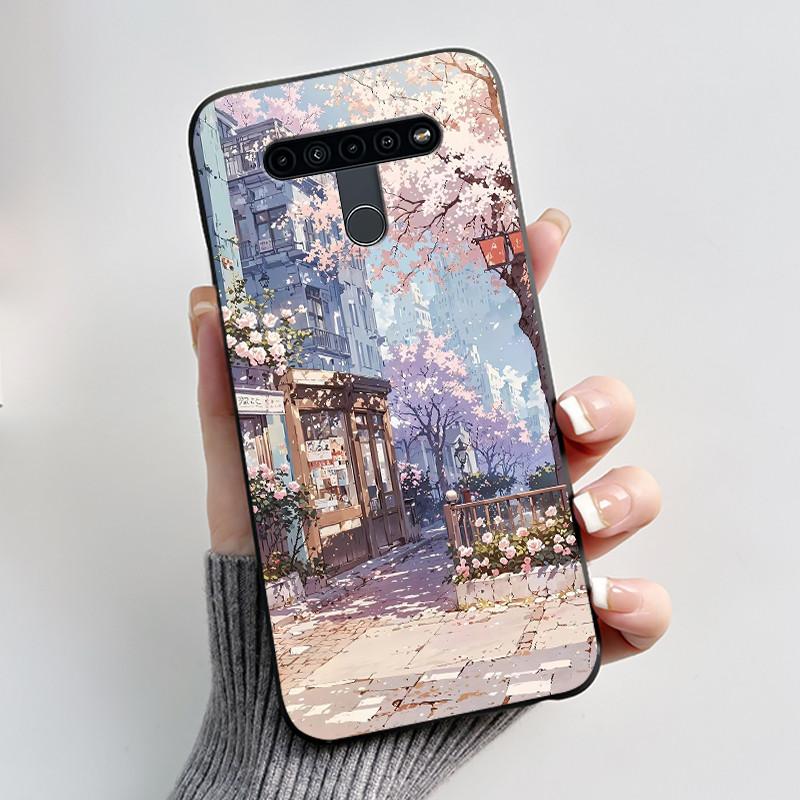 Casing For LG K41S K51S LM-K410 LM-K510 Super-Thin Slim Case Luxury Cute Cool Boys Girls Black Matte Soft Silicone Back Cover