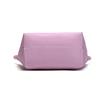 Longchamp Polyamide Canvas With Cow Leather Canvas Bag, One Shoulder Handbag Large Womens Pink