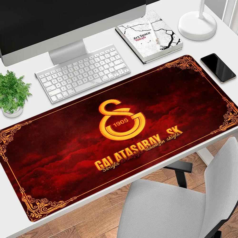 1905-G-Galatasaray logo Mousepad INS Tide Large Cartoon Anime Gaming Mouse Pad Keyboard Mouse Mats Desk Mat Accessories LockEdge 300x600x2mm