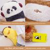 Cute Cartoon Bear Plush Pillow With Polyester Filling For Children Bedside Comfort