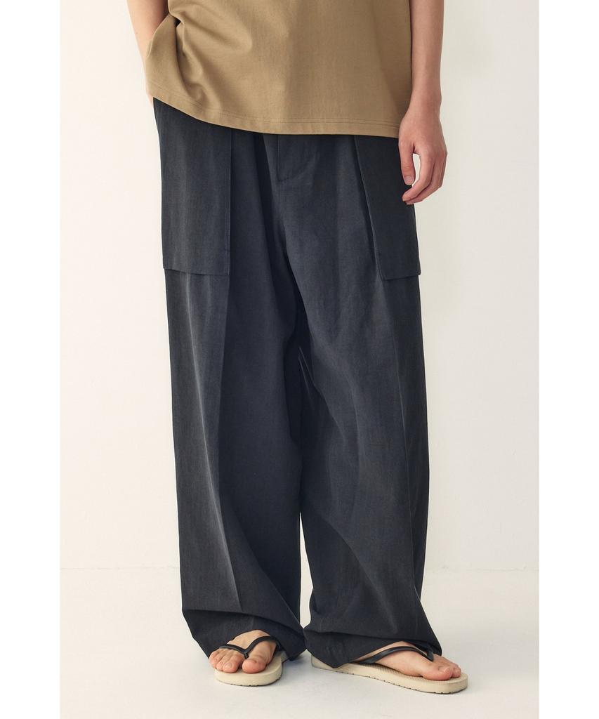 STUDIO TOMBOY [Men] String One-Pleat Pocket Pants_Black 9156231185
