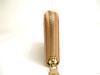 Authentic GUCCI Micro Guccissima Beige Leather Round Zip Coin Purse #a375   Refurbished