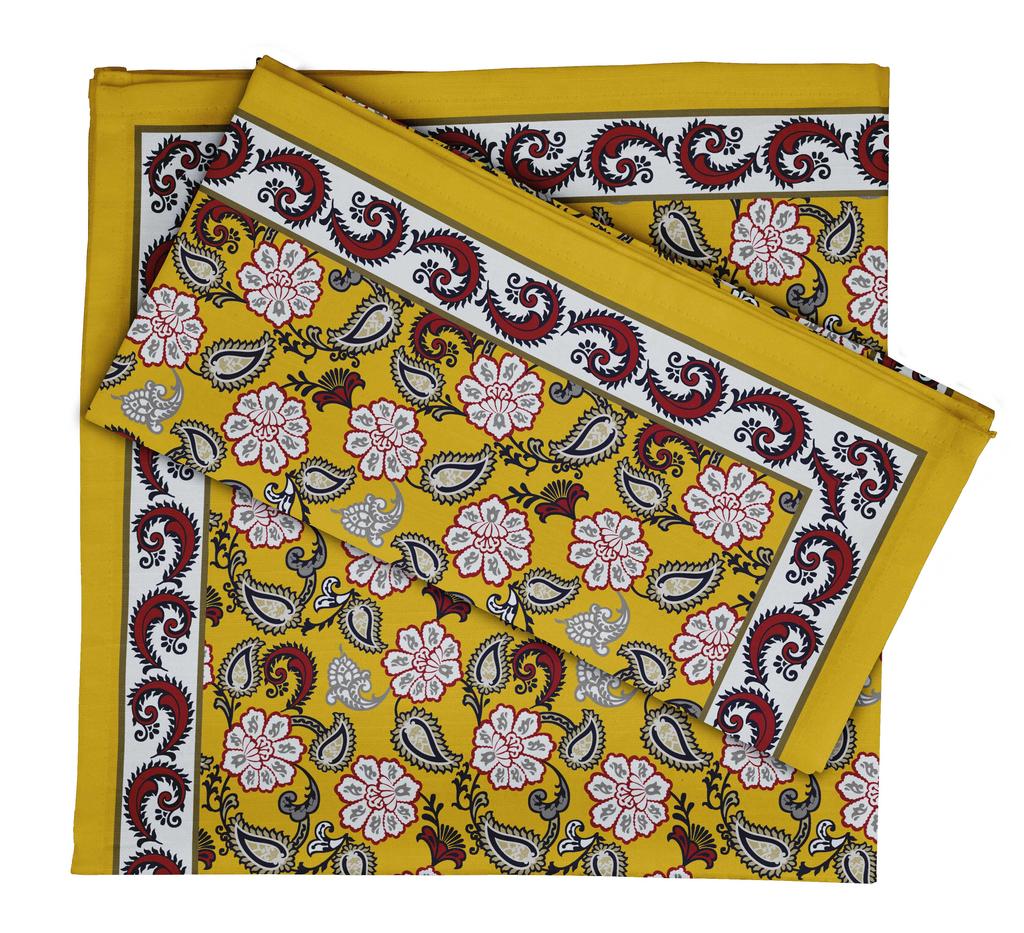 Vargottam Luxury Collection Dinner Table Linen Decor Cotton Napkin Printed Fabric Reusable Napkins Set Of 12, 20   X 20   - Watercolor