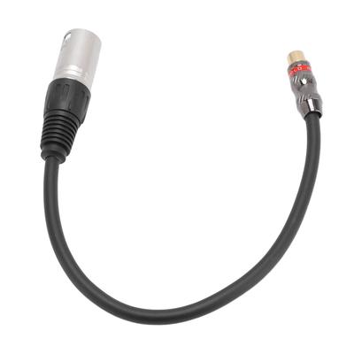 XLR Stecker auf Buchse Adapterkabel PVC 20 AWG 4N Stabile Übertragung Plug and Play Stereo-Konverterkabel für Mischpult Mikrofon