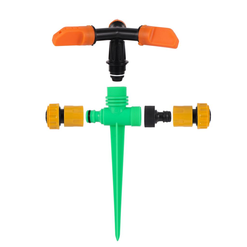 1/2" 3/4" Bracket Quick Connector 360 Degree Swivel Sprinkler Garden Patio Lawn Irrigation Watering Nozzle Bracket Accessories
