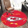 Kansas City Chiefs,NFL Logo Chair Mat Round Rug Office Carpet, Non Slip, Suitable for Living Rooms, Bedrooms Decor.1205341a