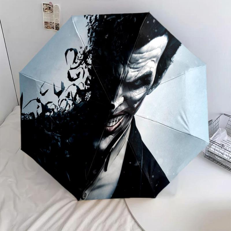 1PC Joker's Transformation Automatic Umbrella - Suitable Travel Outdoor Portable Umbrella Birthday Gift Daily Essentials