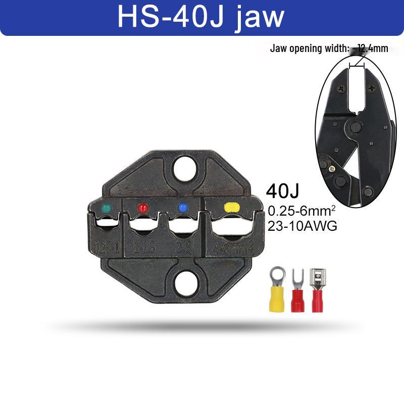 HS High-Precision Ratchet Crimping Pliers for Pin, Bare, and Pre-insulated Terminals