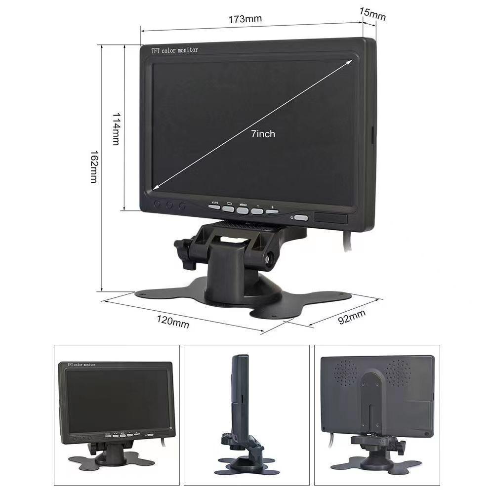 Truck reversing image reversing visual radar HD camera reversing radar 12V24V car truck traffic