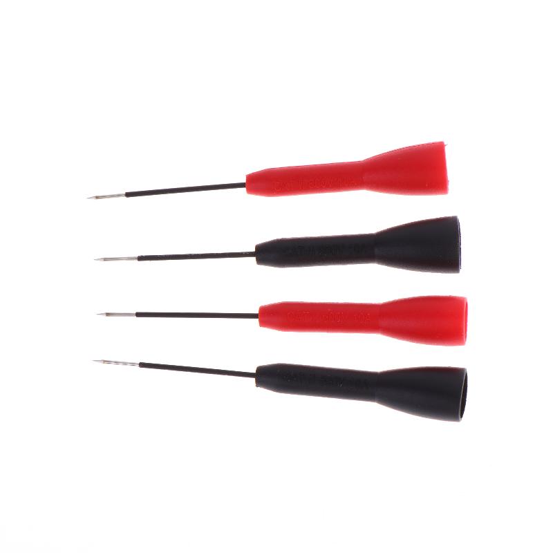 2Mm Test Lead Extension Cover Non Destructive Multimeter Probe Testing Needle For Test Lead Stainless Steel Pin