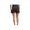 adidas Solid Color Breathable Drawstring Knitted Casual Shorts Women Shorts Black FI4099