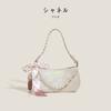 Women's Bag Niche Ins Style Fashion Versatile Laser Powder Underarm Bag Color Bag Women's 2025 New Shoulder Messenger Bag