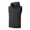 Men's Summer 2021 Fitness Hooded Vest - Casual Sleeveless T-shirt for Europe & America