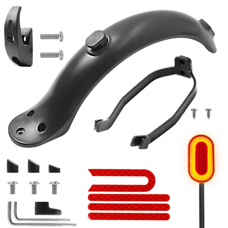 Garde-boue Arrière Pour Trottinette Xiaomi M365 / 1S - Protection Contre éclaboussures - Plusieurs Couleurs