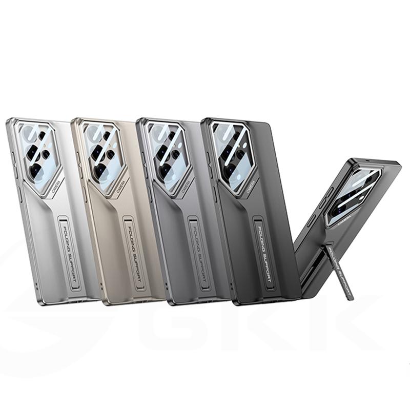 Ultra-thin Stand Armor Case for Samsung Galaxy S26 Ultra S25 Ultra All-included Camera Protector Plastic Cover