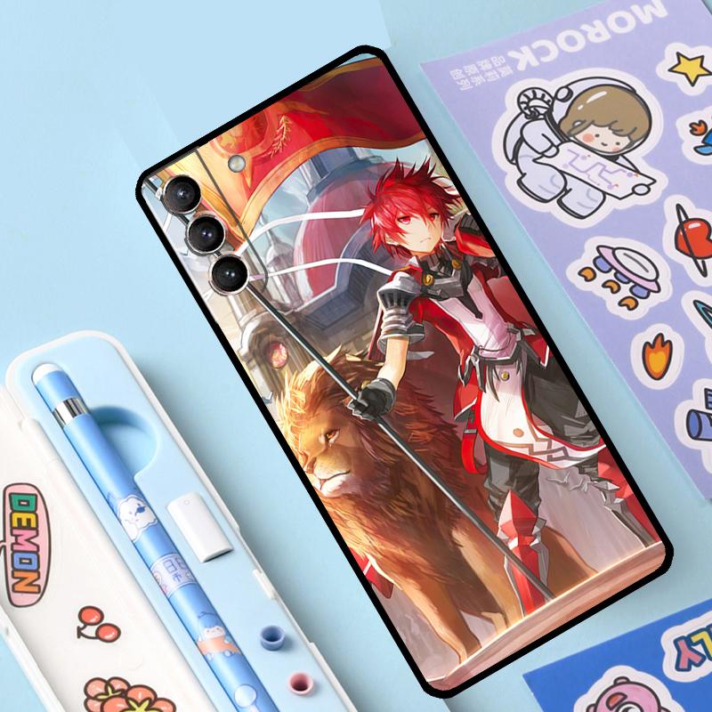 Etui Hot Game Elsword do Samsung Galaxy S23 S22 Ultra S21 Plus S8 S9 S10 Note 10 20 Ultra S20 FE S21 FE Cover